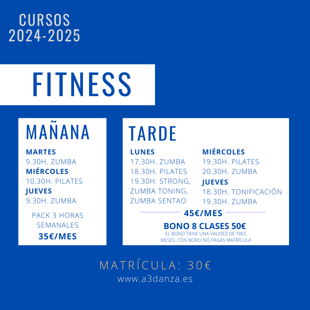 Tarifas para fitness