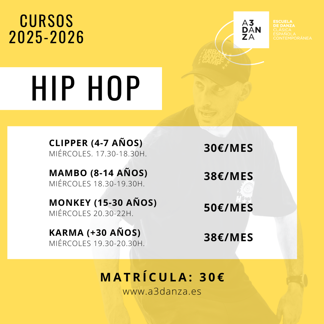 Tarifas para Hip Hop